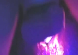 Mare shows its great pussy in moody lighting